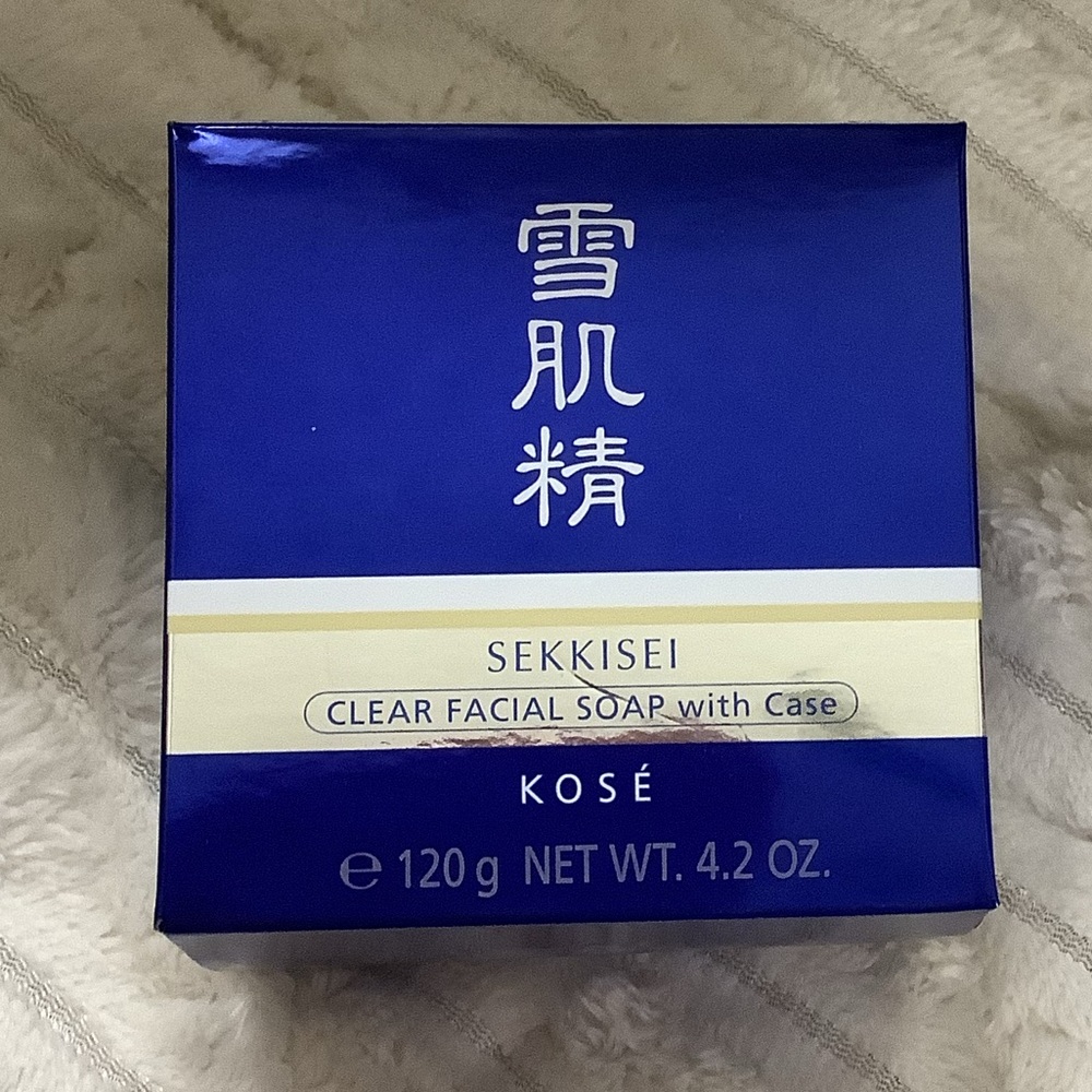Sekkisei Clear Facial Soap - Blue Box Case KOSE 4.2 OZ